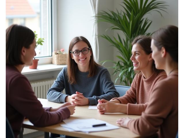 Grupa ludzi uczestniczących w warsztatach rozwojowych, symbolizująca pro bono coaching.