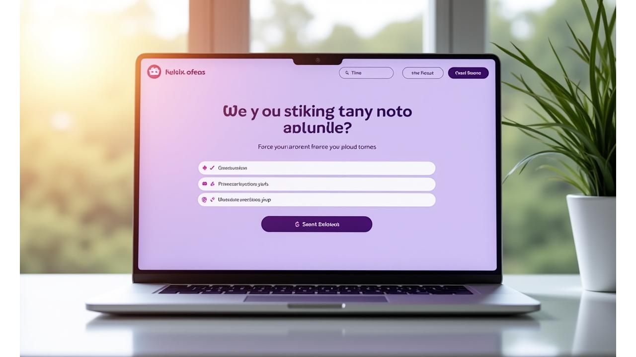 Czysty i intuicyjny interfejs quizu z pytaniami, suwakiem postępu i opcjami wyboru.